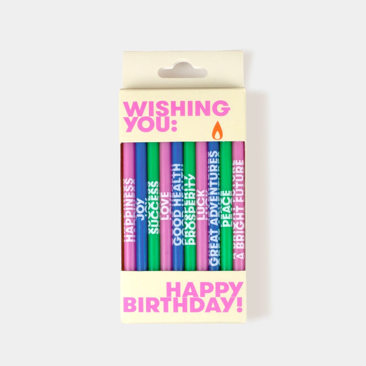 Wishing You: Birthday Candles - Multi-Color by 54Celsius