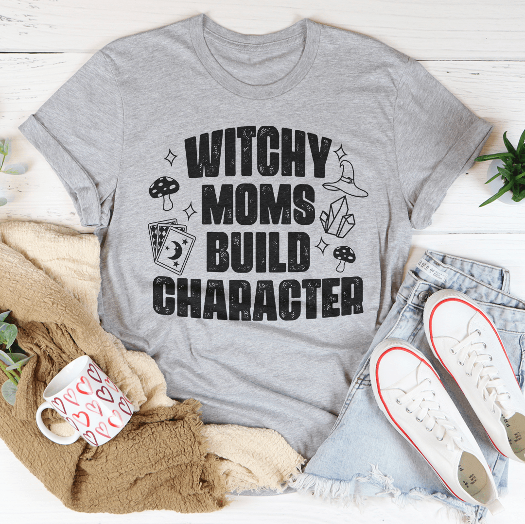 Witchy Moms Build Character Tee by shopmerchmallow