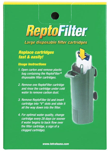 Tetrafauna ReptoFilter Disposable Filter Cartridges: Ultimate Water Clarity & Freshness by Dog Hugs Cat