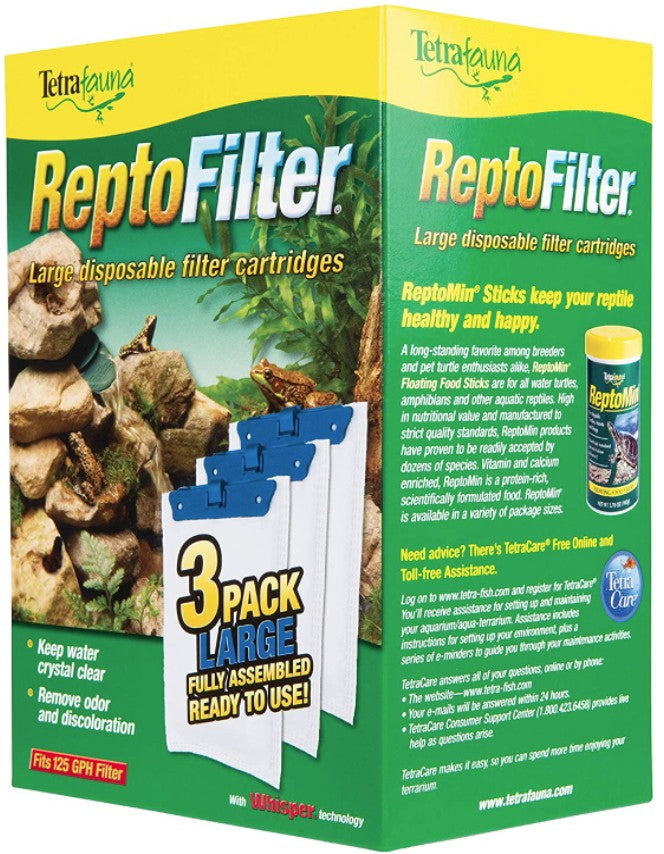 Tetrafauna ReptoFilter Disposable Filter Cartridges: Ultimate Water Clarity & Freshness by Dog Hugs Cat