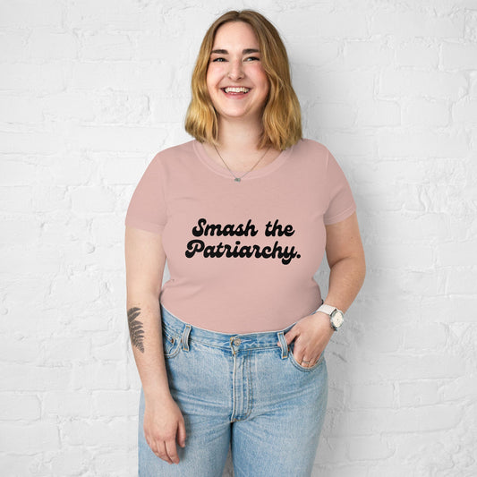 Smash The Patriarchy | Women’s Fitted T-shirt by The Happy Givers