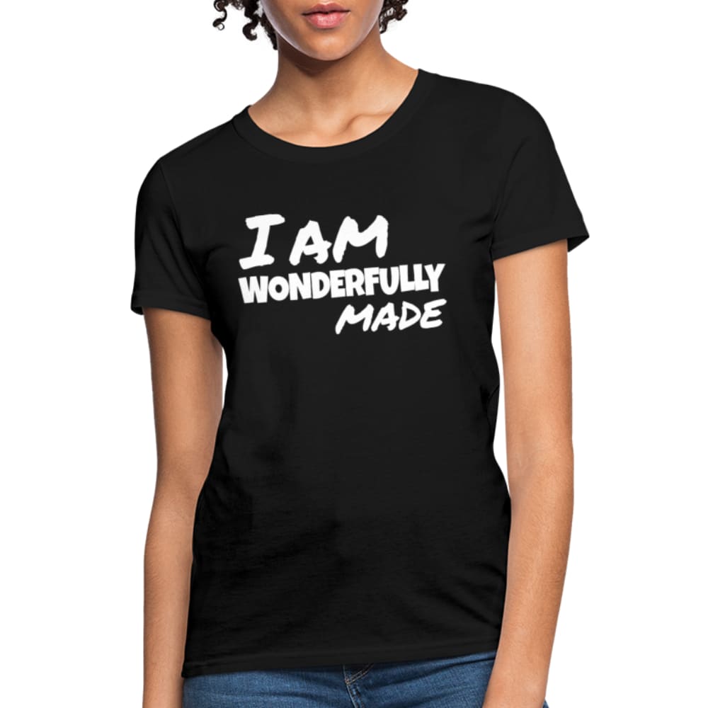 Womens T-shirt, i am Wonderfully Made Graphic Tee by inQue.Style