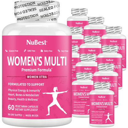 Women's Multi, Women Xtra, Immunity, Energy & Beauty Formula, 60 Vegan Capsules by NuBest Nutrition®