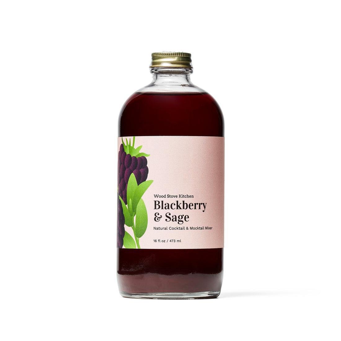 Wood Stove Kitchen - 'Blackberry & Sage' Cocktail Mixer (16OZ) by The Epicurean Trader