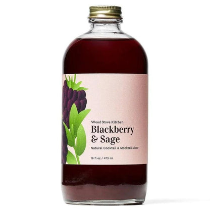 Wood Stove Kitchen - 'Blackberry & Sage' Cocktail Mixer (16OZ) by The Epicurean Trader