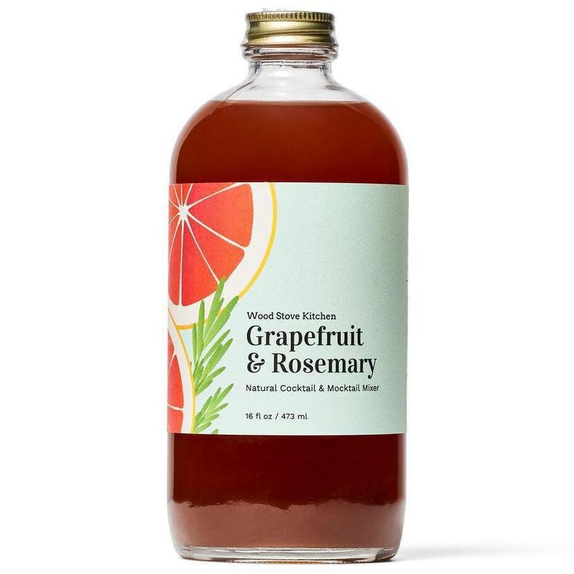 Wood Stove Kitchen - 'Grapefruit & Rosemary' Cocktail Mixer (16OZ) by The Epicurean Trader