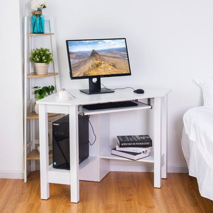 Wooden Corner Desk With Drawer by Plugsus Home Furniture