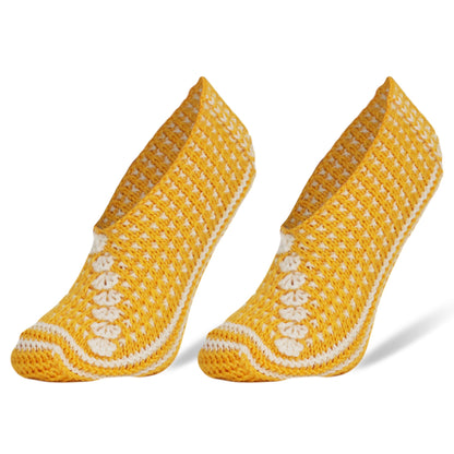 Crochet Hand Knit Slippers for Women Socks 1 Pair Shoe Size 5-7 by Mars Outlet Store LLC