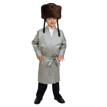 Yerushalmi Chasidic Bekitcha Rabbi Coat - Kids by Dress Up America