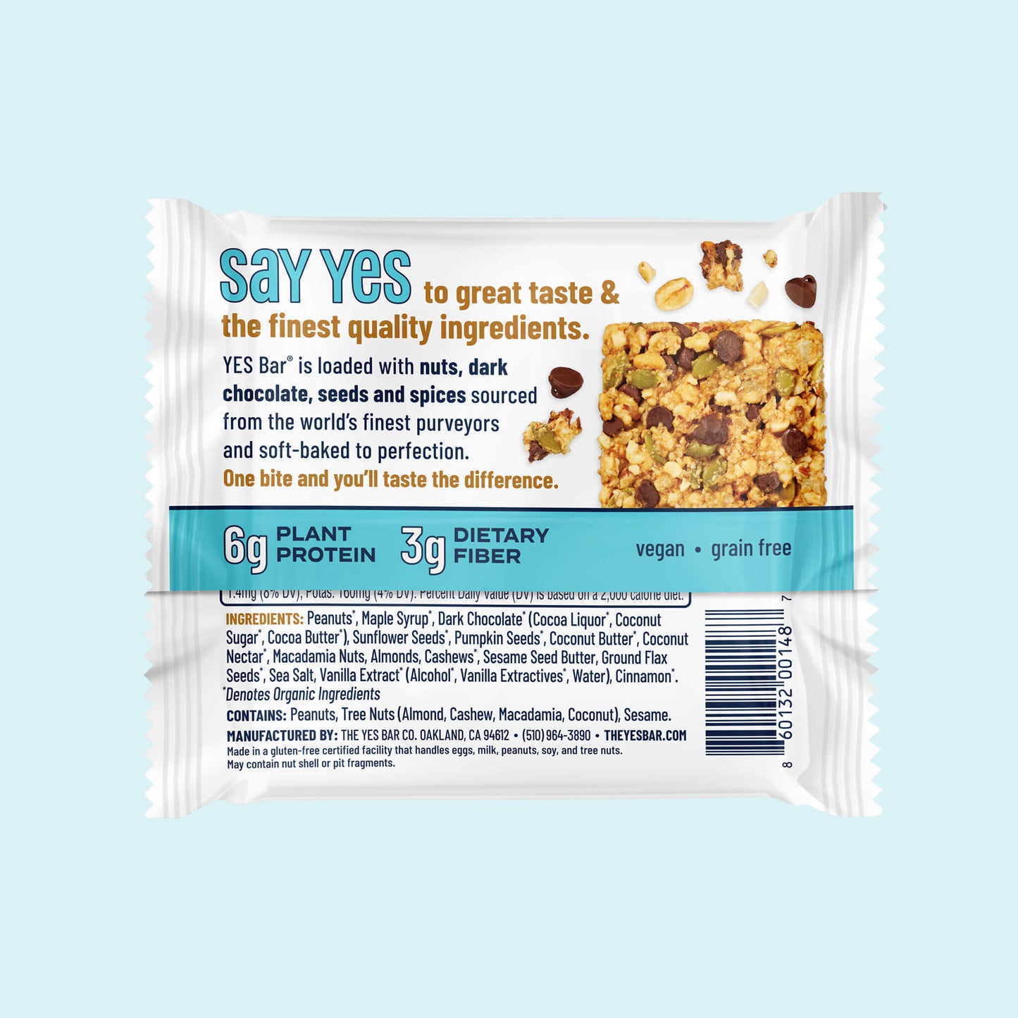 Peanut Butter Dark Chocolate Six Pack by YES BAR®