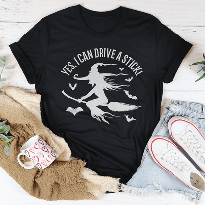 Yes I Can Drive A Stick Tee by shopmerchmallow