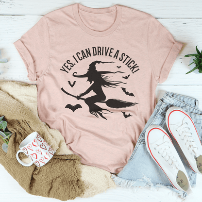 Yes I Can Drive A Stick Tee by shopmerchmallow