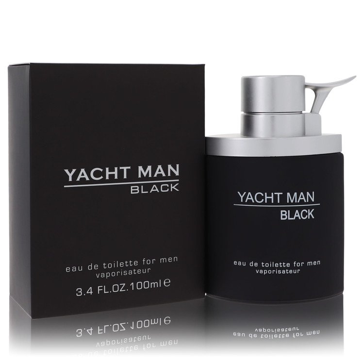 Yacht Man Black by Myrurgia Eau De Toilette Spray 3.4 oz for Men by Avera Group