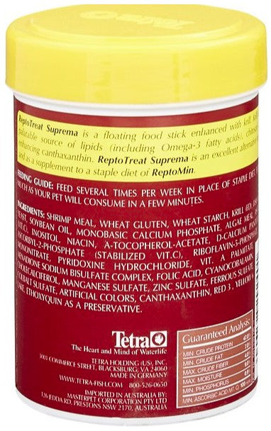 Tetrafauna ReptoTreat Suprema: Premium Reptile Food for Aquatic Turtles, Newts, and Frogs by Dog Hugs Cat