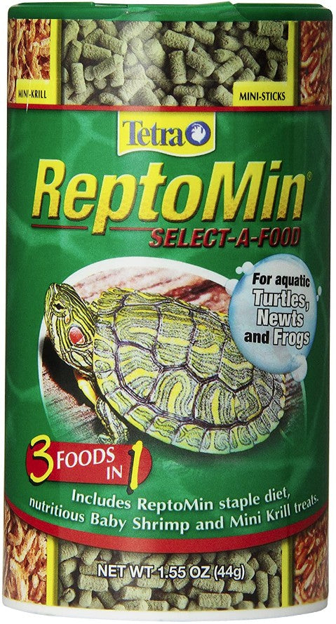 Tetrafauna Reptomin Select-A-Food: Three-in-One Reptile Diet with Staple Foods and Treats by Dog Hugs Cat