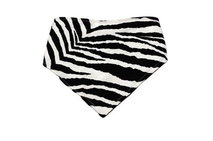 Zebra Print Reversible Dog Bandana by Uptown Pups