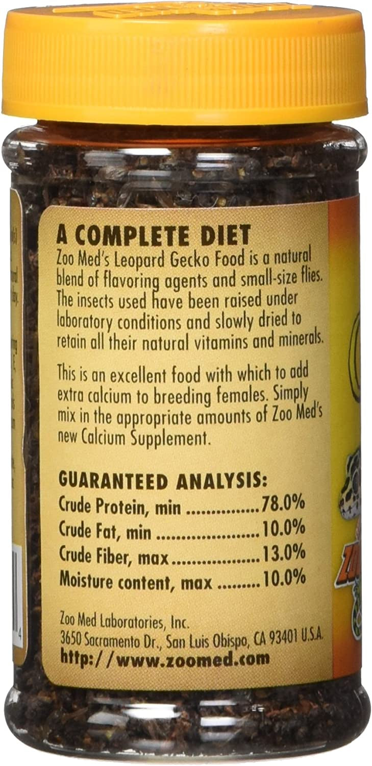 Zoo Med Leopard Gecko Food: Premium Blend for Optimal Nutrition & Calcium Support by Dog Hugs Cat