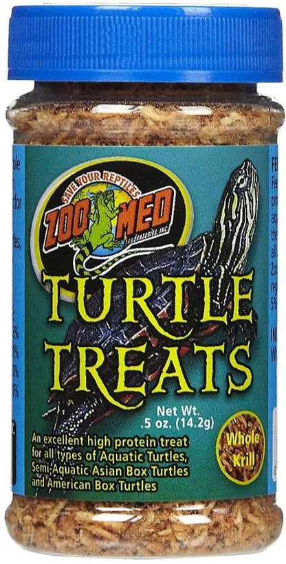 Zoo Med Turtle Treats: Whole Krill High Protein Enrichment for Aquatic and Box Turtles by Dog Hugs Cat