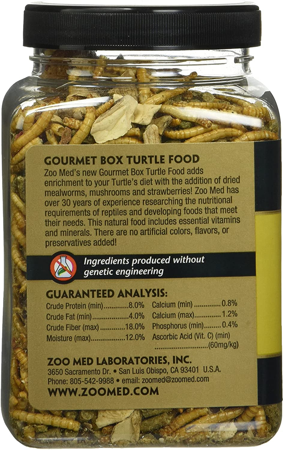 Zoo Med Gourmet Box Turtle Food: Protein-Rich Diet with Natural Ingredients by Dog Hugs Cat