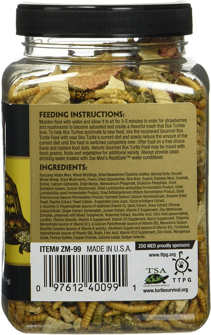 Zoo Med Gourmet Box Turtle Food: Protein-Rich Diet with Natural Ingredients by Dog Hugs Cat
