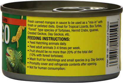 Zoo Med Mango Tropical Fruit Mix-Ins Reptile Food by Dog Hugs Cat
