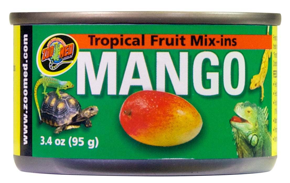 Zoo Med Mango Tropical Fruit Mix-Ins Reptile Food by Dog Hugs Cat