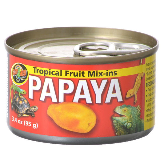 Papaya Tropical Fruit Mix-Ins Reptile Food by Zoo Med by Dog Hugs Cat