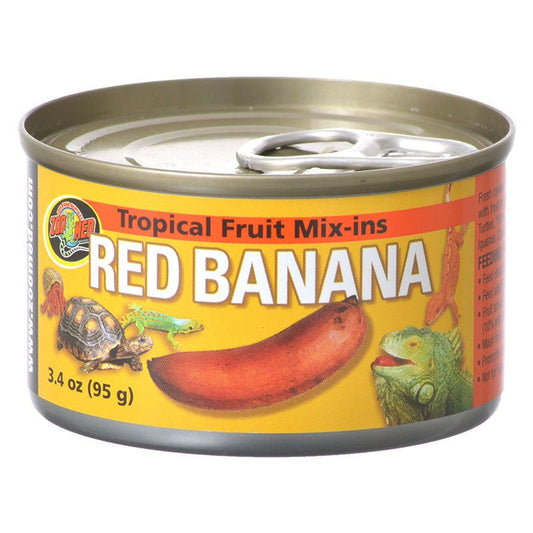 Zoo Med Red Banana Tropical Fruit Mix-Ins for Reptiles - Nutritious Tropical Flavor Enhancement by Dog Hugs Cat