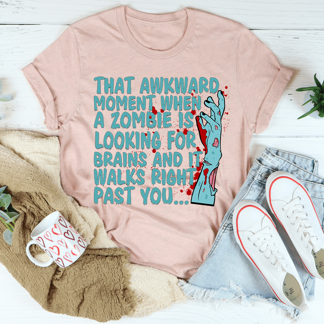 Zombie Looking For Brains Tee by shopmerchmallow