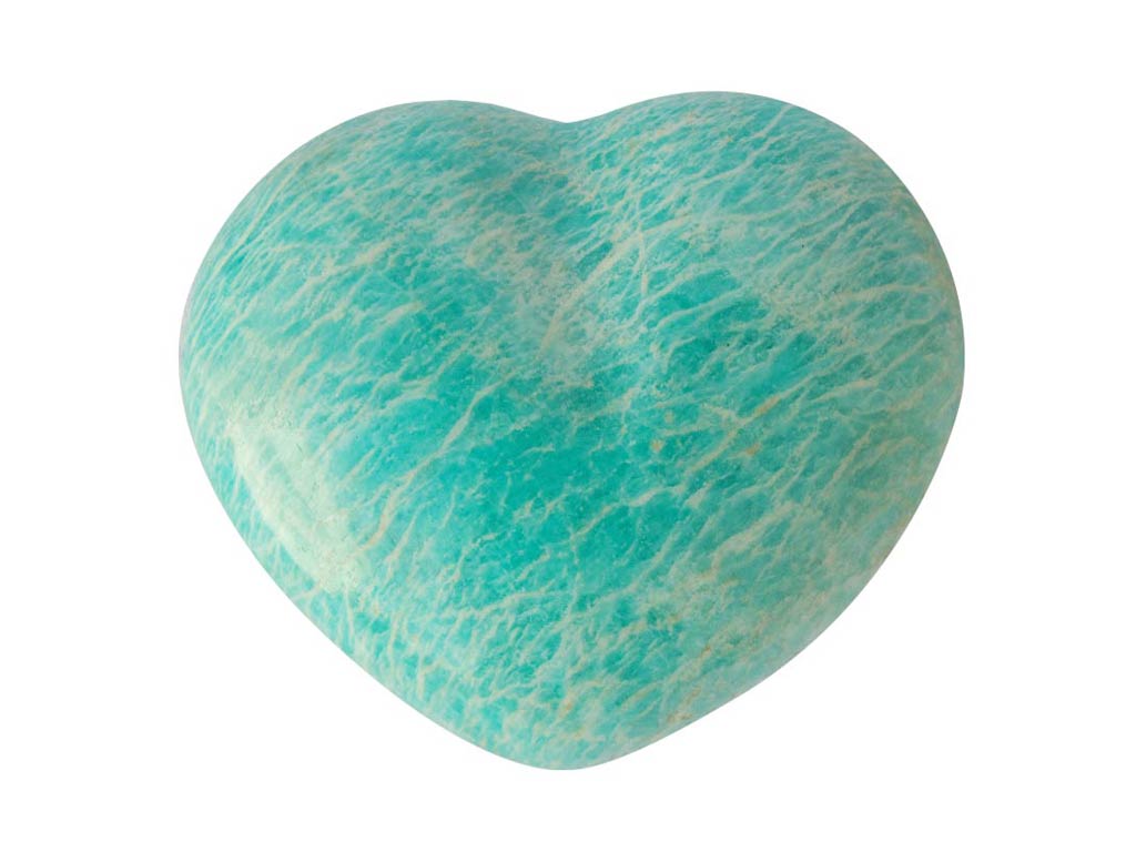 Valentines Gift Amazonite Decorative Heart- sold per piece by OMSutra