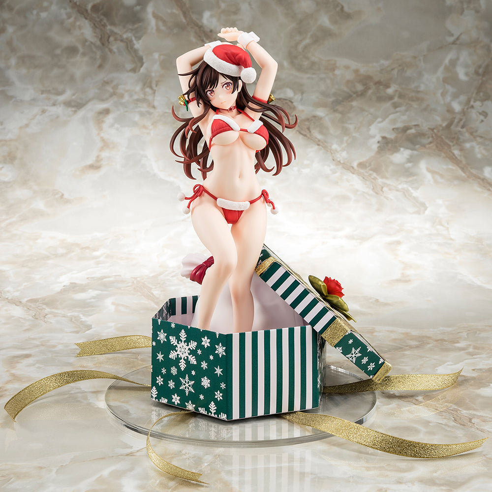 1/6 scaled pre-painted figure of Rent-A-Girlfriend MIZUHARA Chizuru in a Santa Claus bikini de fluffy figure 2nd Xmas - COMING SOON by Super Anime Store