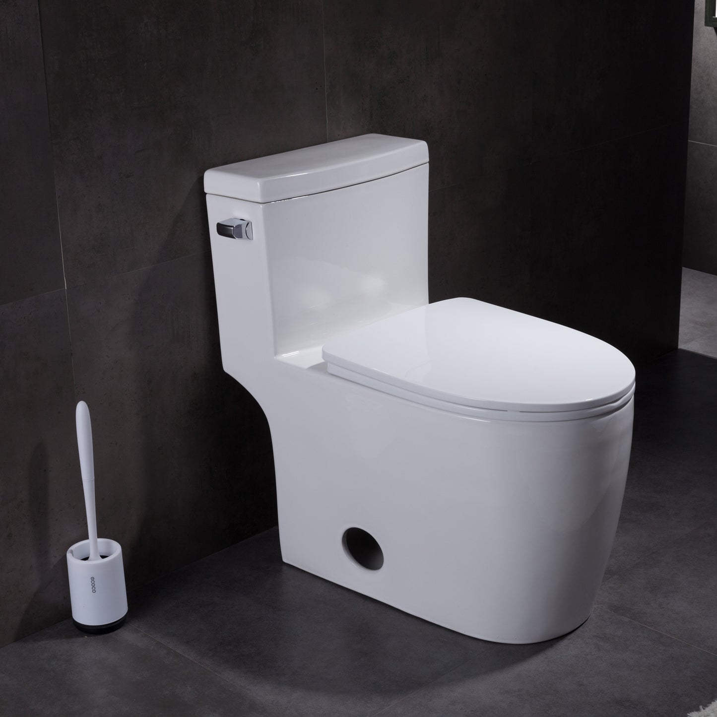 1.28 GPM (Water Efficient) One-Piece ADA Elongated Toilet, Soft Close Seat Included (cUPC Approved) - 28.7"x16.5"x28.7"