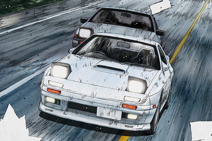 1/24 TAKAHASHI RYOSUKE FC3S RX-7 [COMICS Vol.5 AKINA BATTLE Ver.] - COMING SOON by Super Anime Store