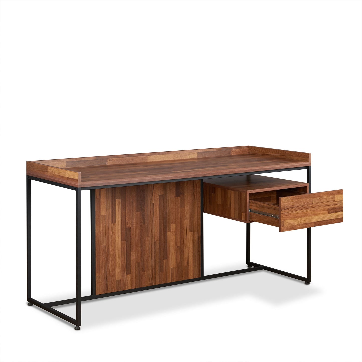 ACME Sara Desk in Walnut & Sandy Black 92445