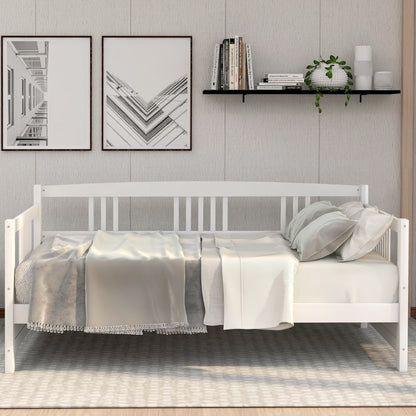 Modern Solid Wood Daybed, Multifunctional, Twin Size, White (Previous SKU: WF191899AAK)