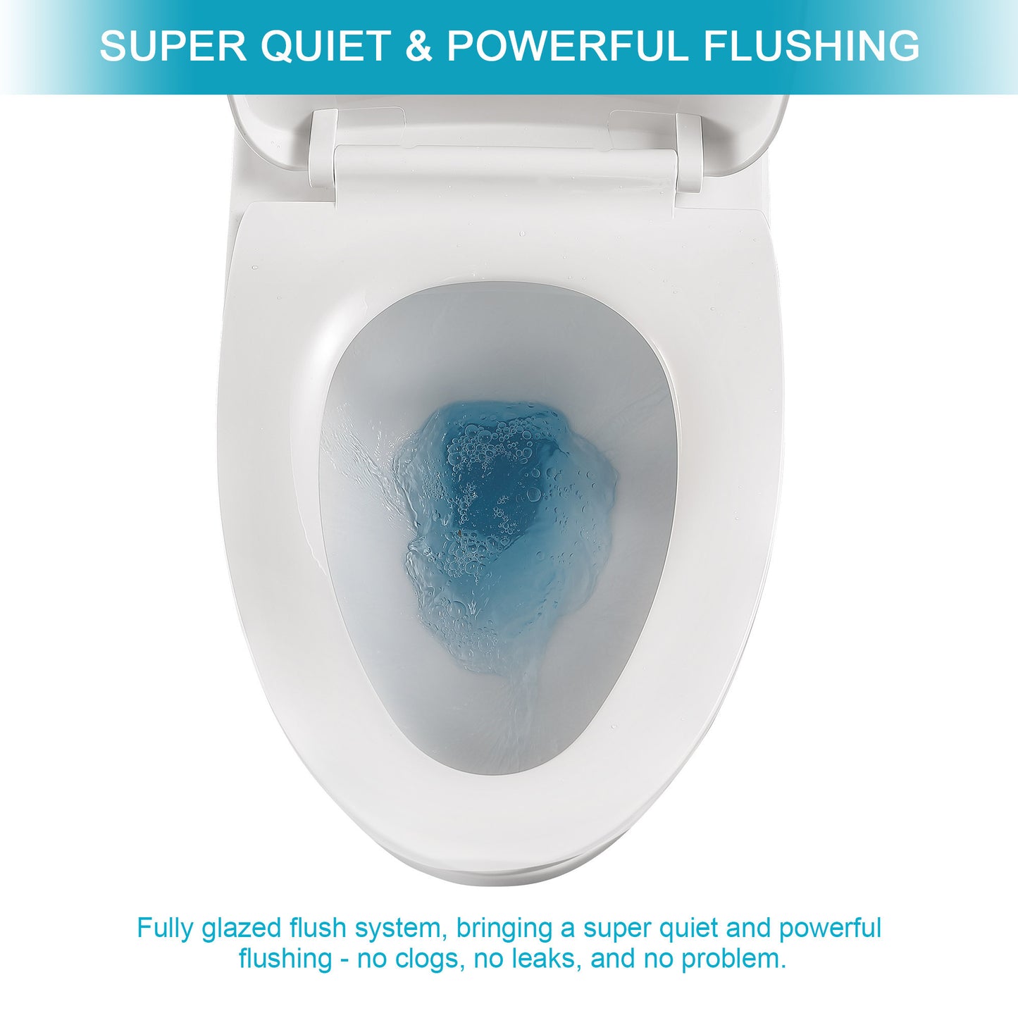 Ceramic One Piece Toilet,Dual Flush with Soft Clsoing Seat