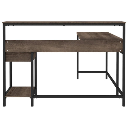 Ashley Arlenbry Contemporary Home Office L-Desk with Storage H275-24