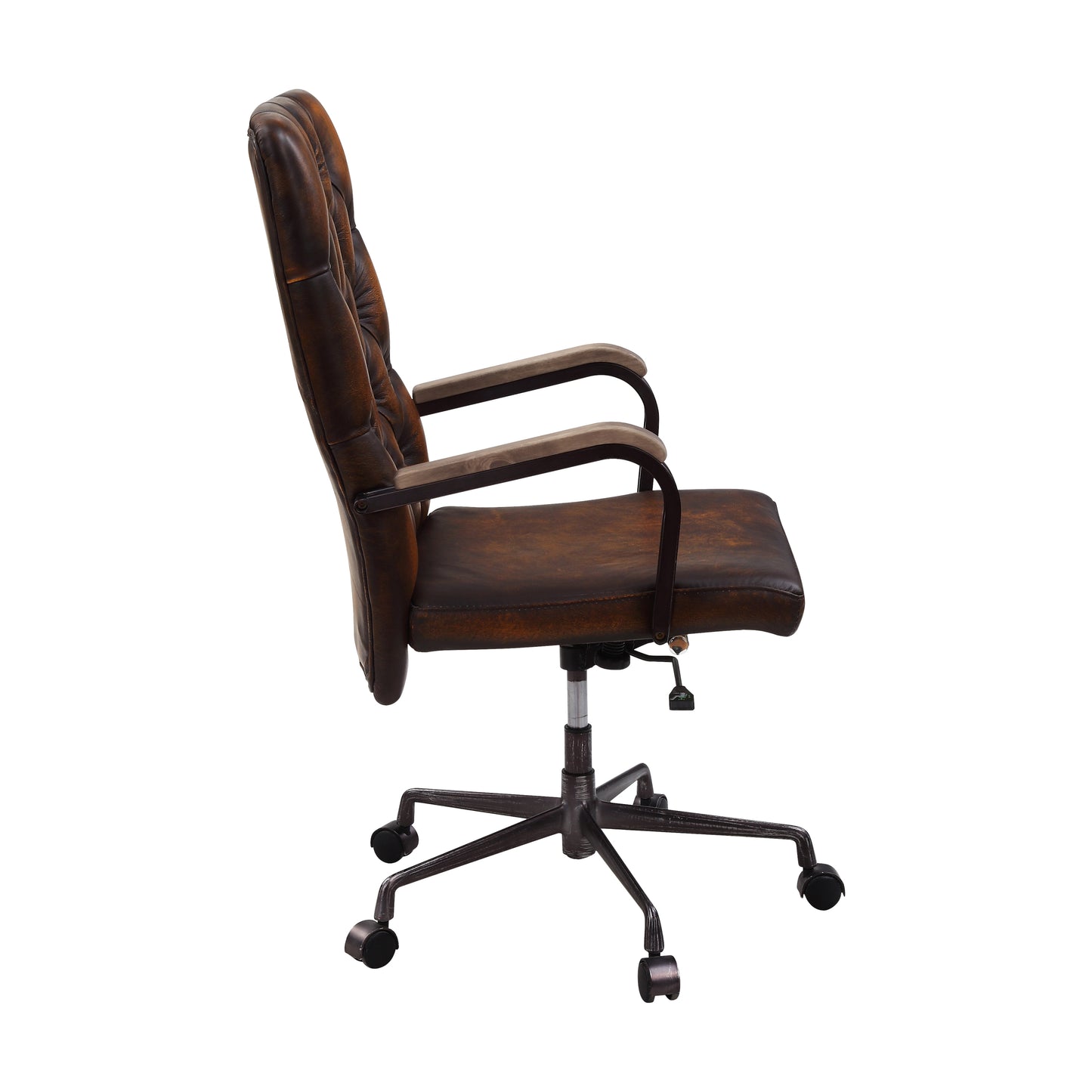 ACME Noknas Office Chair, Brown Lether 93175