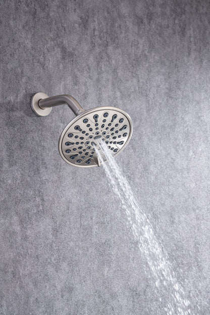 6 In. 6-Spray Balancing Shower Head Shower Faucet