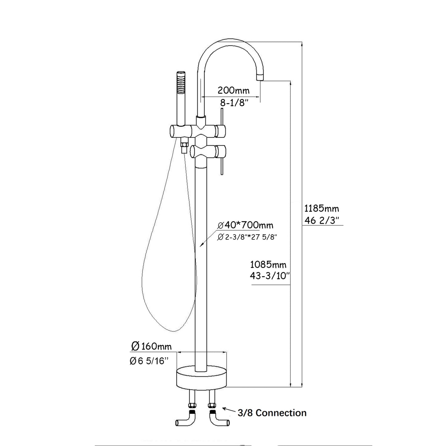 Freestanding Faucet