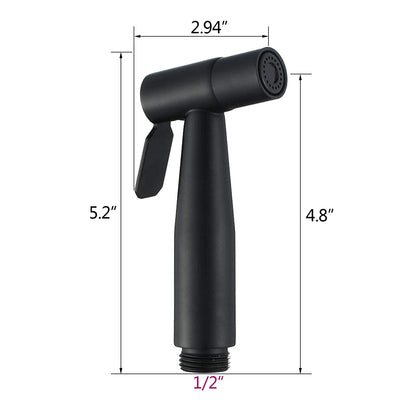 Handheld Bidet Sprayer for Toilet Matte Black