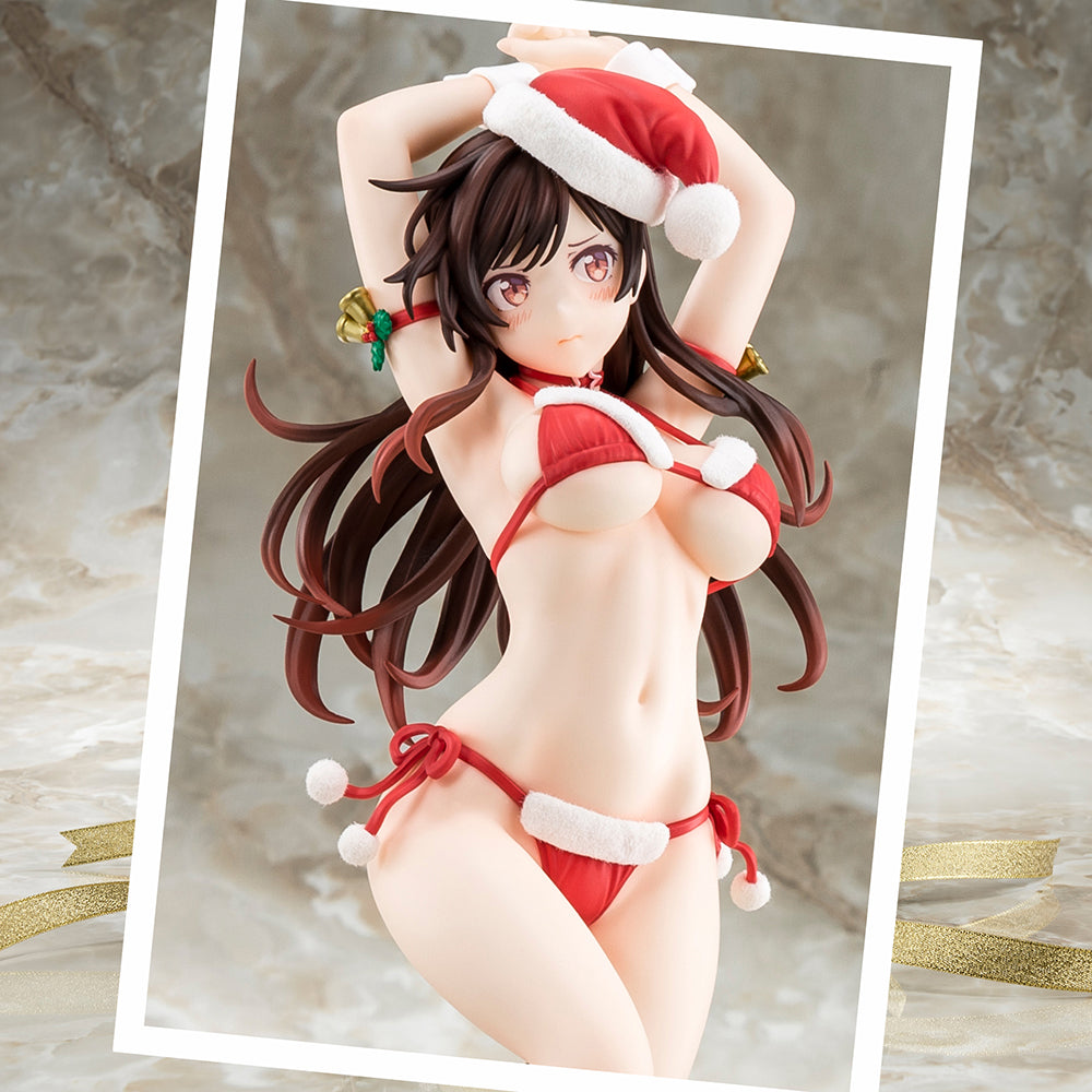 1/6 scaled pre-painted figure of Rent-A-Girlfriend MIZUHARA Chizuru in a Santa Claus bikini de fluffy figure 2nd Xmas - COMING SOON by Super Anime Store