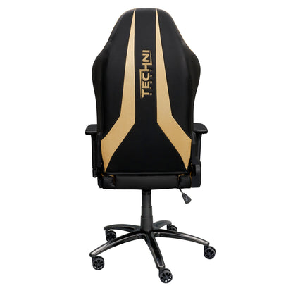 Techni Sport Ergonomic Racing Style Gaming  Chair - Golden