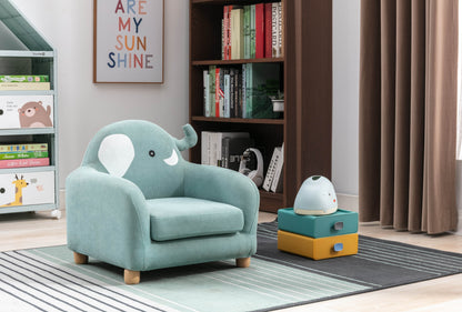 Beautiful Kids Chair 1pc Elephant Grey