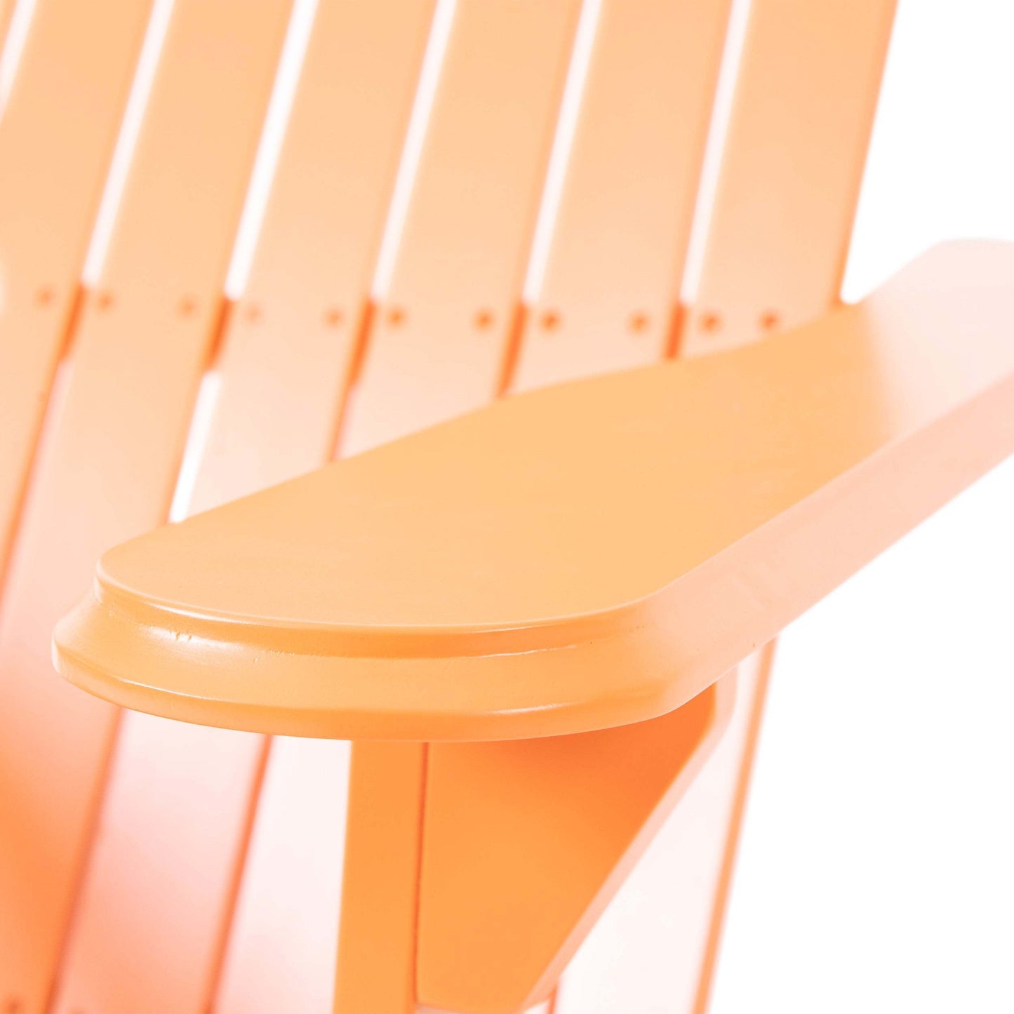 Cartagena Outdoor Acacia Wood AdirondackTangerine
 Chair