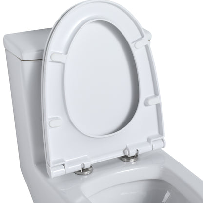 Ceramic One Piece Toilet 27 Inch Length With Soft Close Seat(G-lemon SKU:BTC137MOWH)