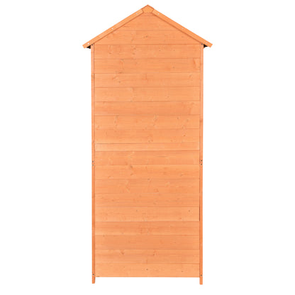 Outdoor Storage Shed - Wood Garden Storage Cabinet - Waterproof Tool Storage Cabinet with Lockable Doors for Garden, Patio, Backyard, Backyard, Patio, Lawn, Meadow, Farmland