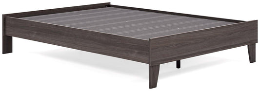 Ashley Brymont Dark Gray Contemporary Full Platform Bed EB1011-112