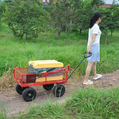 Tools cart Wagon Cart Garden cart trucks make it easier to transport firewood