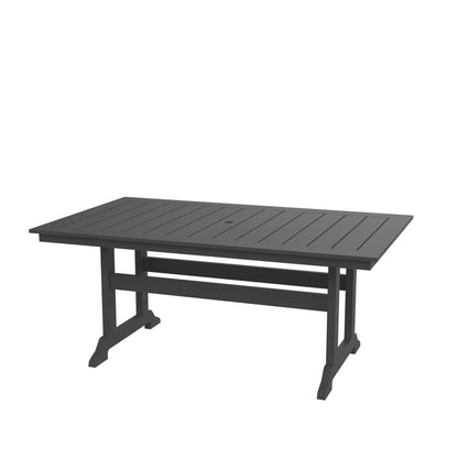 HDPE Dining Table, Gray